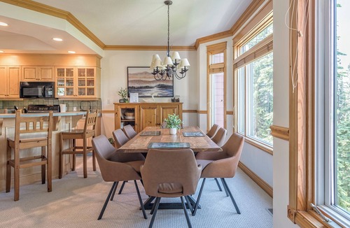 Silver Star Mountain House | Upgraded Townhouse with BBQ, Hot Tub, Laundry and Gear Room!