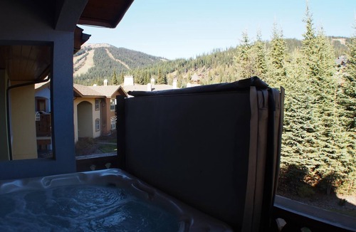 Sun Peaks Condo | Upper floor 2 bedroom condo with courtyard view and easy access to ski runs