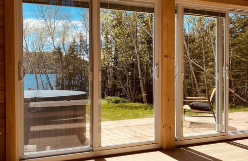 Baddeck Apartment | Water Front Studio ,The HydroFoil Hanger on Baddeck Bay