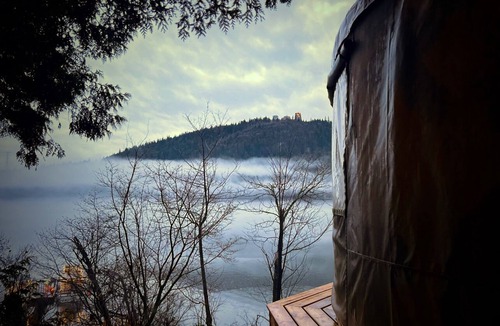 Port Moody Cabin | Yurt |Hot tub & Sauna |Cape Carraholly Retreat