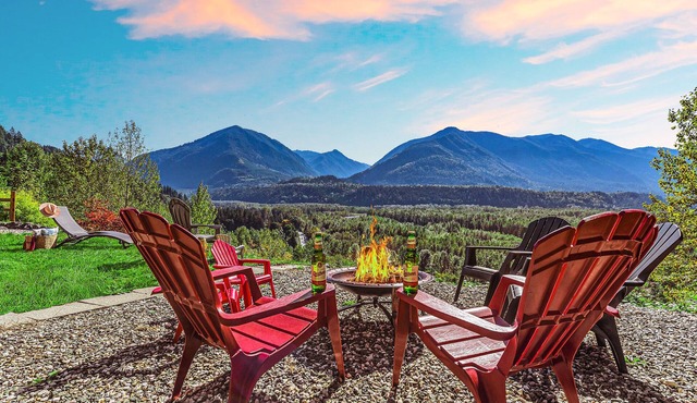 ❤️️180° Grand Horizon - Firepit | BBQ | AmazingView | 1G Fast WiFi |Pet-Friendly