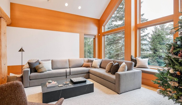 Alpine chalet w/AC, hot tub, media