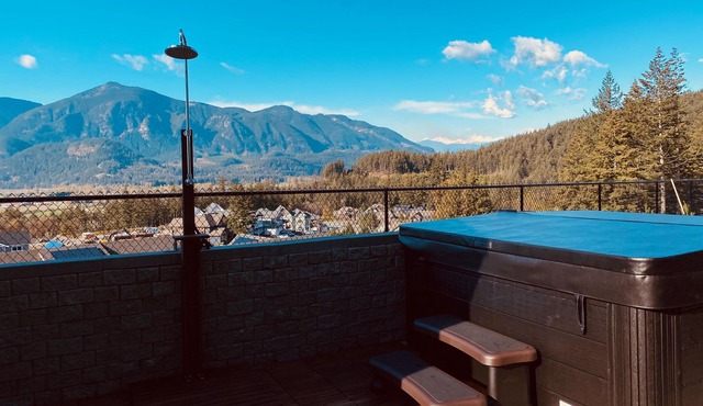 Beautiful Mountain Views 3 bedroom, 2 bathroom guest suite w/hot tub & Sauna