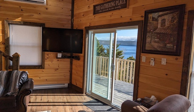 Beautiful, two-story chalet with spectacular views of Bonne Bay & Gros Morne!
