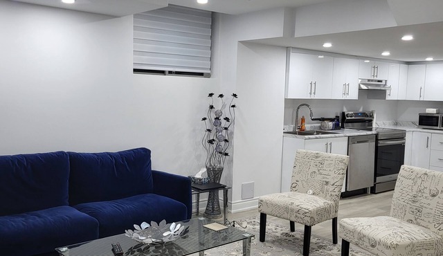 Bright 2 Bedroom Entire Basement Apartment