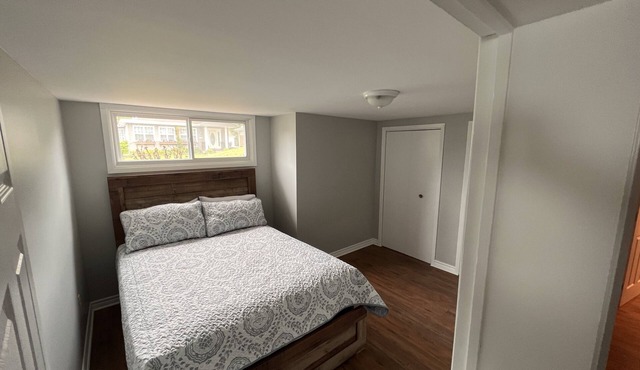 Bright and fresh basement apartment, newly renovated.