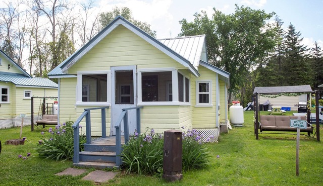 Cabin 2- 2-Bedroom Lakeview Cabin, Swimming Sandy Beach, Fishing Dock & Firepits