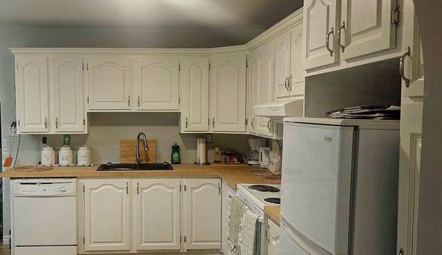 Charming 3-bedroom farmhouse in Grand Falls-Windsor with BBQ, gardens, pets wel