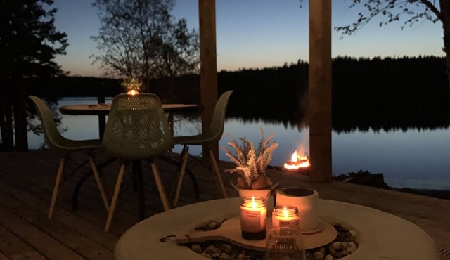 Charming Waterfront Cottage and Guest House with Private Beach.