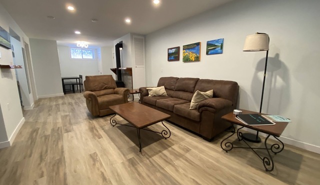 Cherryville BnB A Cozy One Bedroom Basement Suite Nestled in the Mountains.