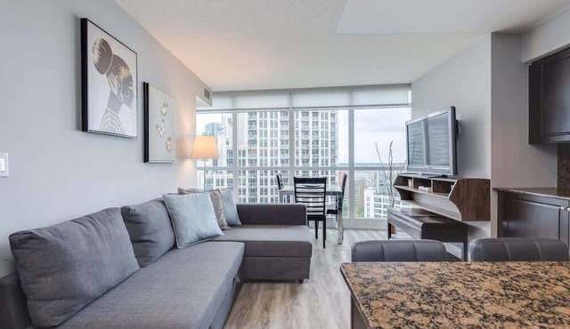 CN Tower Views 2BR+Den Condo w/Parking