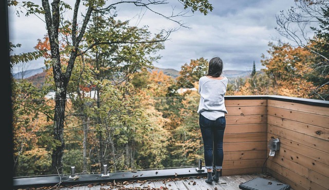 Contemporary in Nature Cabin w/Spa, Sauna & EV Friendly
