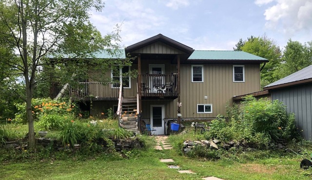 Cottage on 450 acre, trails, campsites and rivers