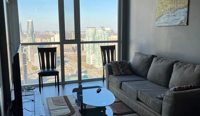 Cozy Home away from with lux view in square one