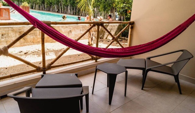 Cozy unit by the Pool, Fiber Optic, 70m to Ocean in Progreso