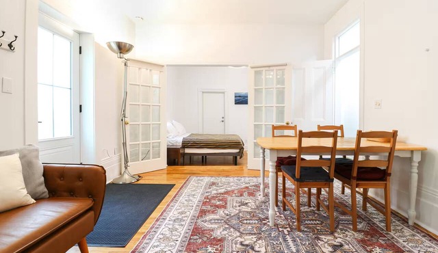 Downtown Spacious 1 BR. Quiet with Private entrance, close to everything
