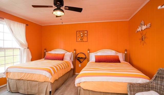 Enter into our Vibrant room "Sunset Crush"