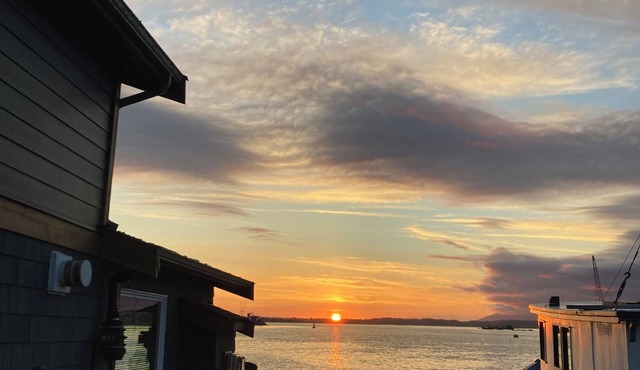 Float Home Only 4 Minutes By Our Boat Across From Downtown Tofino!