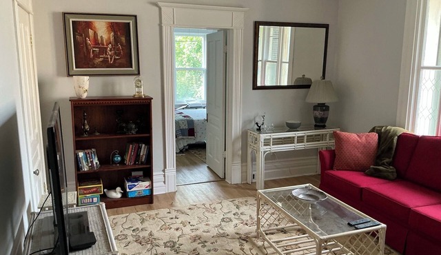 Fully furnished apartment in quiet century home available for short term rental.