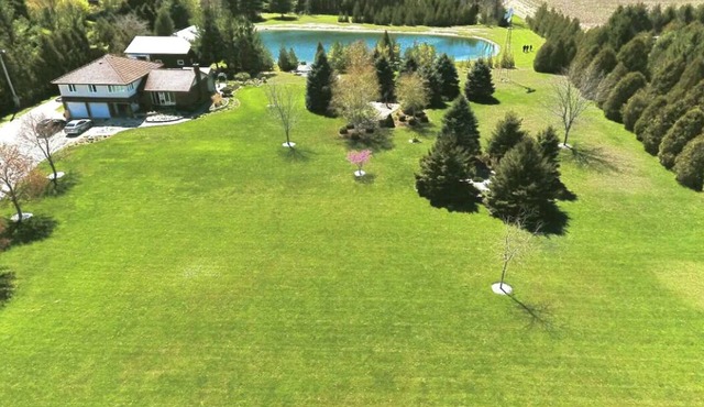 Grand Bend Cottage. Private 26 acres of magical landscape & exclusive pond.