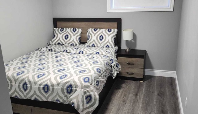 Homely, cozy, spacious quiet basement apartment in a lovely neighborhood.