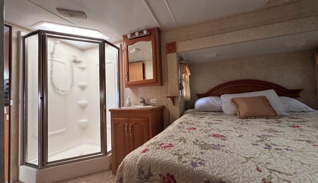 Large RV at Popular Resort
