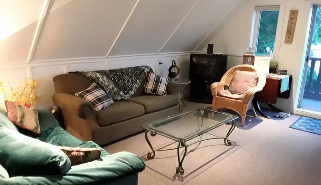 Loft above boathouse