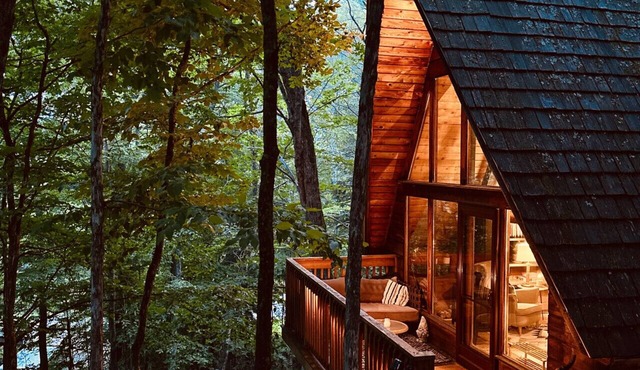 Magical TreeHouse I Hot Tub, Fireplace, Pets OK