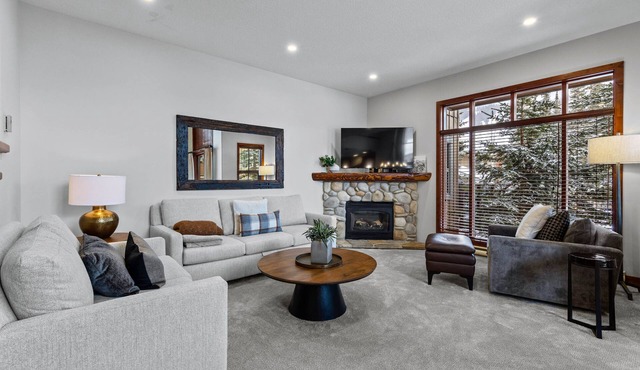 Magnificent multi level 3 bedroom + den townhouse, close to Morrisey lift