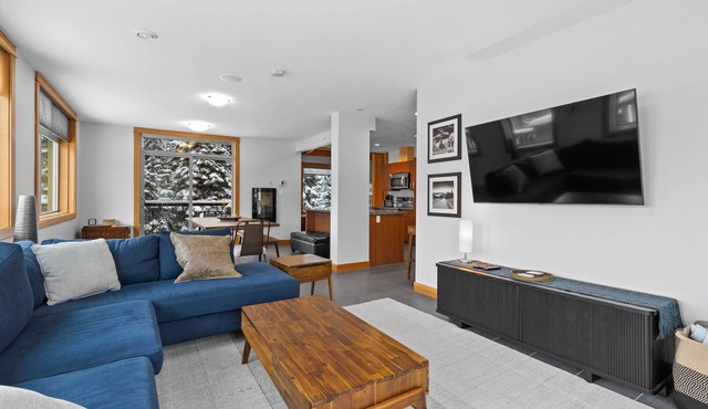 Modern 2 bedroom plus den apartment in village centre