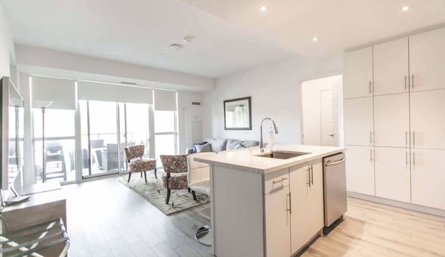 Modern 2BR Getaway w/Balcony, BBQ & Parking