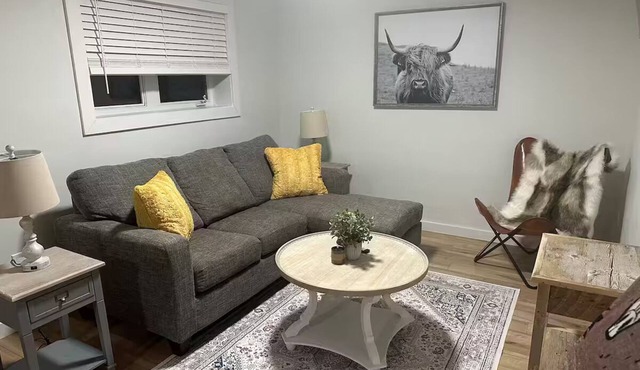 Modern 3 bed basement apt with hot tub