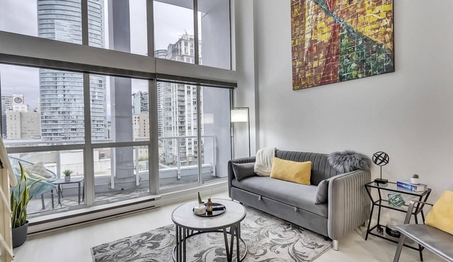 Modern Downtown Vancouver Loft. Parking included.