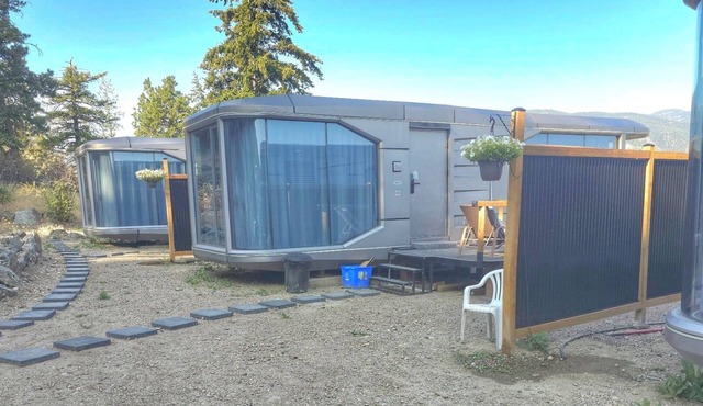 Modern Glass Pod on Vineyard