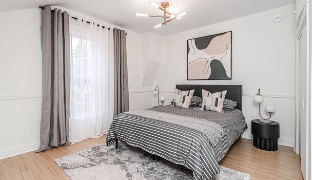 Modernized 4 bedroom historic home with parking