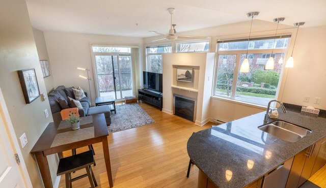 Mt. Tolmie View-Spacious, Bright NE Facing Two Bedroom Condo with Den by Victoria Prime!