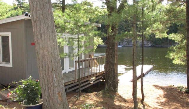 Muskoka Cottage on Small Bay with access to large lake
