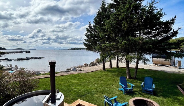 Oceanfront 2-Bedroom Cottage | Private Hot Tub | Wood Stove | Near Halifax