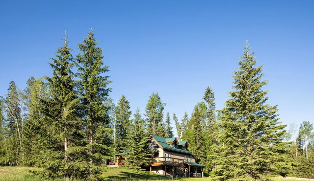 Post and Beam Country home on 40 Acres of land in the Blaeberry Valley, Golden.