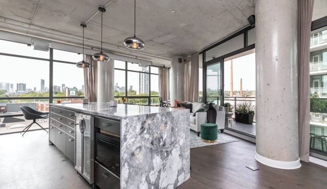 Premium Film District Unit: Skyline + Sunset Views