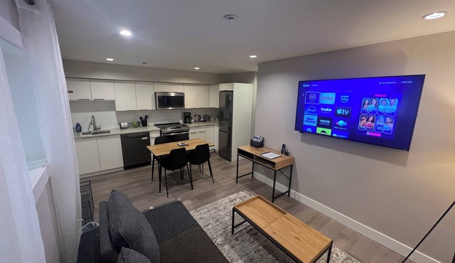 Private 1 Bedroom Suite with Assigned Parking