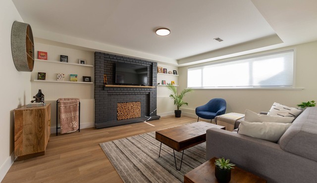 Private Entry Ground Floor Suite steps away from parks, trails & transit