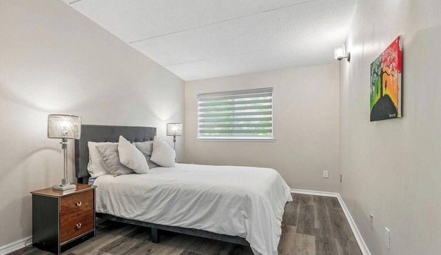 Private home with 5 large bedroom and spacious common areas with private patio.