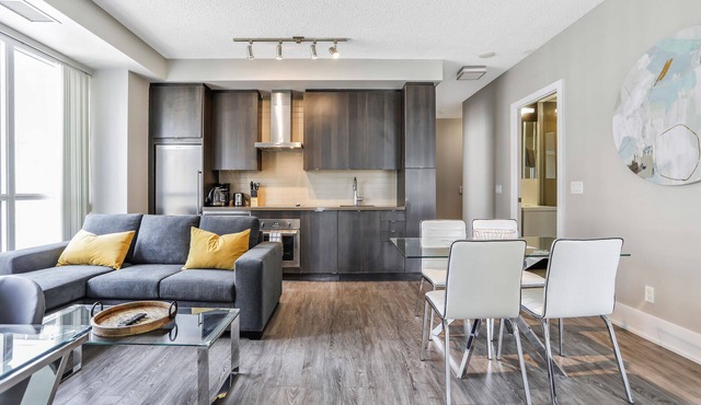 Rare 3BR 2BA Downtown Toronto Condo | High Floor | Lake View