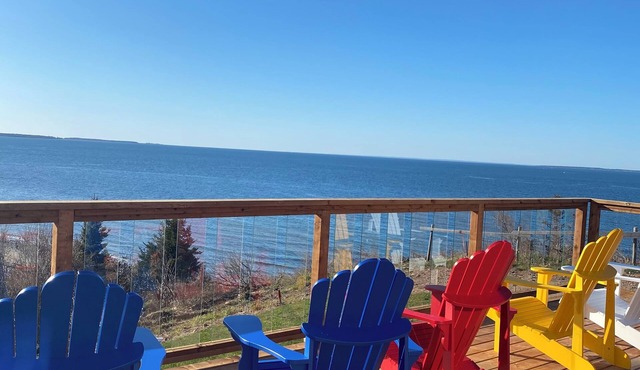 Secluded Sinclair Island Cliff with Water View and amazing SUNSETS