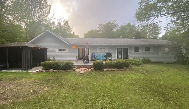 Spacious Cottage On Lake with Beach, Fire Pit, Kayaks, Pedal Boat & More!