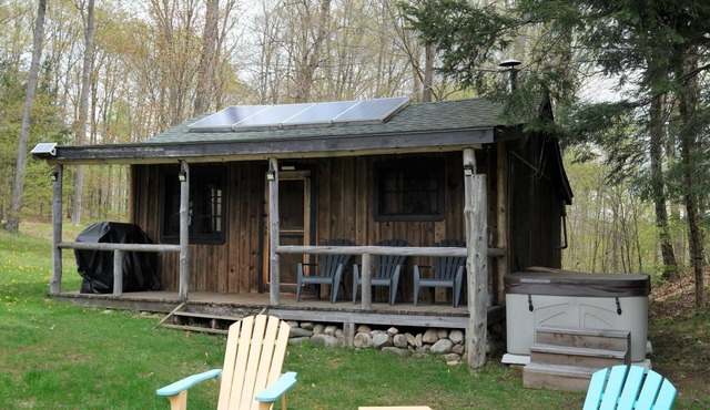 Spacious Rustic Cabin with Pond Views, Lake Access, Hot Tub and Dog-Friendly!