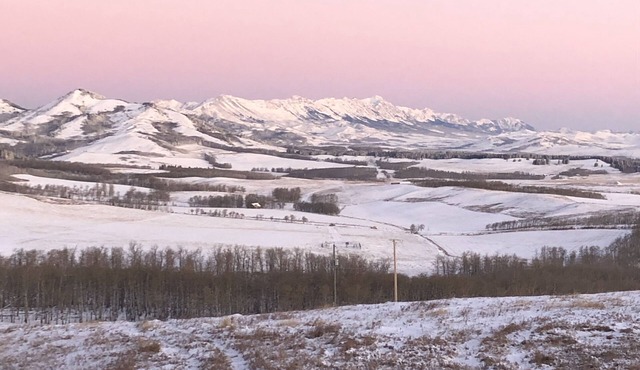Spectacular views from this cabin tucked on a hillside