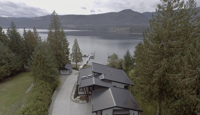 Stirling Arm Lakehouse Luxury Retreat on Vancouver Island.