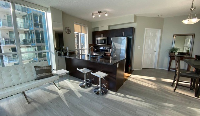 Stunning Riverfront Condo in East Village - Amazing Views! in Calgary